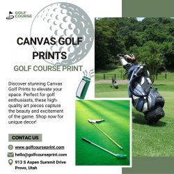 Canvas Golf Prints