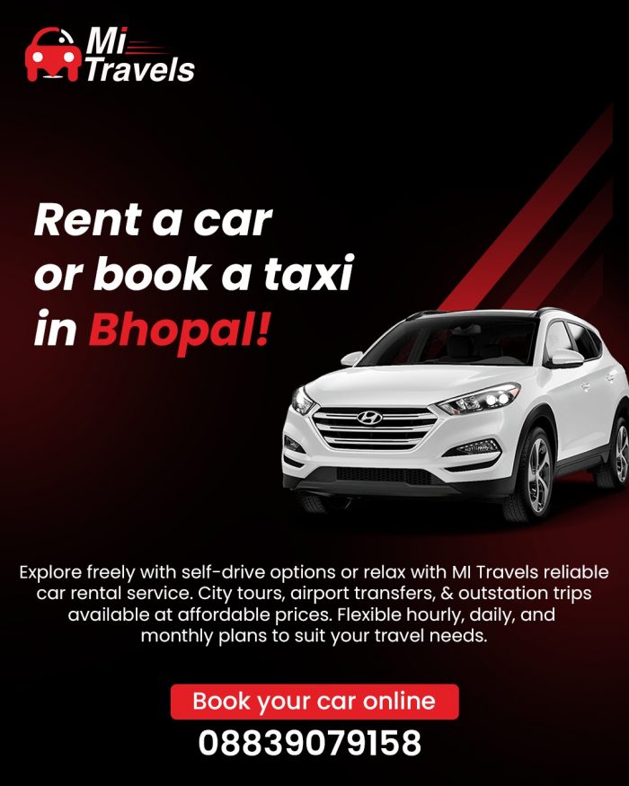 Car for Rent in Bhopal: Find the Perfect Ride for Your Trip