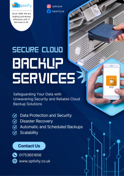 Secure Cloud Backup Services in the UK – OptivITy Limited