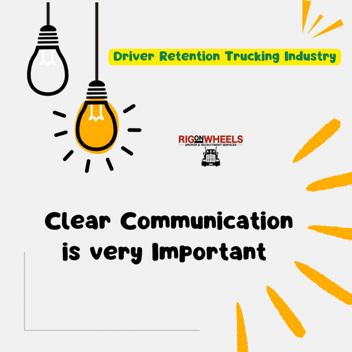 Clear Communication Skills – Driver Retention Trucking Industry