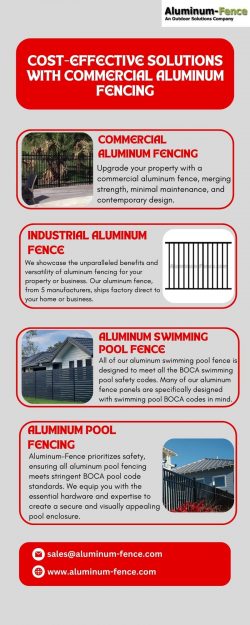 Cost-Effective Solutions with Commercial Aluminum Fencing