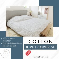 Shop Cotton Duvet Cover Sets Online | Elfenti