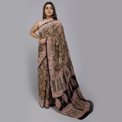 Unique Block Printed Sarees Available Online with Free Shipping