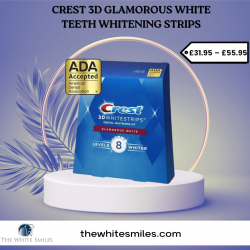 Crest 3D Glamorous White Teeth Whitening Strips
