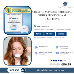 Crest 3D Supreme Whitening Strips Professional Exclusive