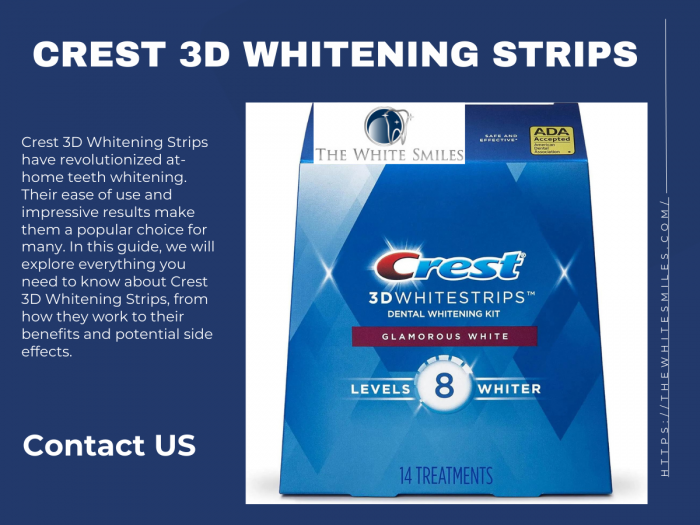 Crest Gentle Routine Whitening Strips 3D