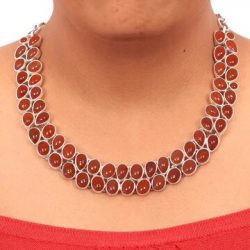Radiant Expression: Statement Carnelian Necklaces