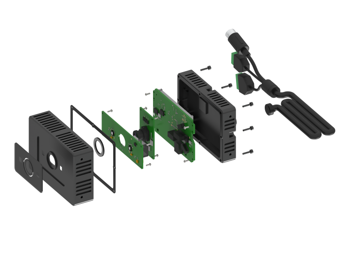 detailed exploded view demonstration：Depth 3D Camera Rangefinder_CS40