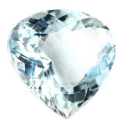 Celebrating Heart Aquamarine Stone Ring