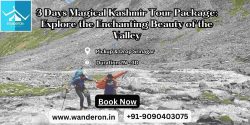 3 Days Magical Kashmir Tour Package: Explore the Enchanting Beauty of the Valley