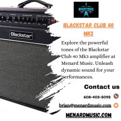 Discover the Blackstar Club 40 Mk3 at Menard Music