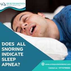 Does Snoring indicated Sleep Apnea?