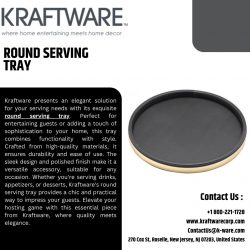 Enhance Your Dining Experience with Our Round Serving Tray