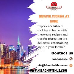 Experience Authentic Hibachi Cooking at Home | Hibachi With Us