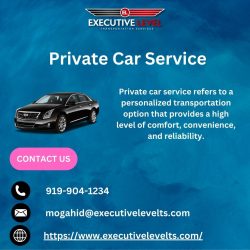 Experience Luxury and Convenience with Private Car Service