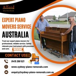 Expert Piano Movers Service