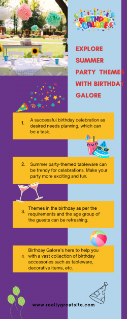 Explore Summer Party Themes with Birthday Galore