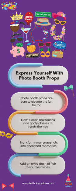 Express Yourself With Photo Booth Props | Birthday Galore