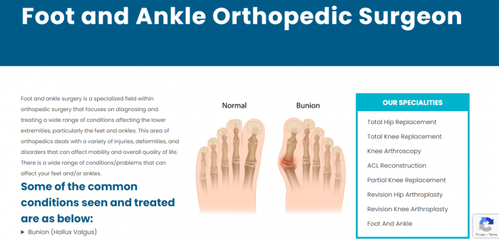 Foot & Ankle Surgery In UK | Foot And Ankle Clinic | Lancashire Clinic