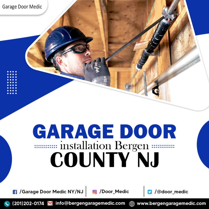 Garage door installation Bergen County NJ