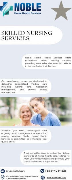 Get Skilled Nursing Services by Noble Home Health Services