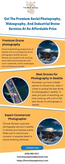Get The Premium Aerial Photography, Videography, And Industrial Drone Services At An Affordable  ...