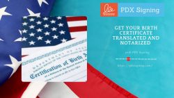 Get Your Birth Certificate Translated and Notarized﻿