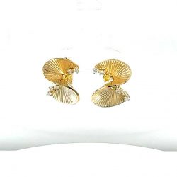 Elegant Gold Rings and Earrings
