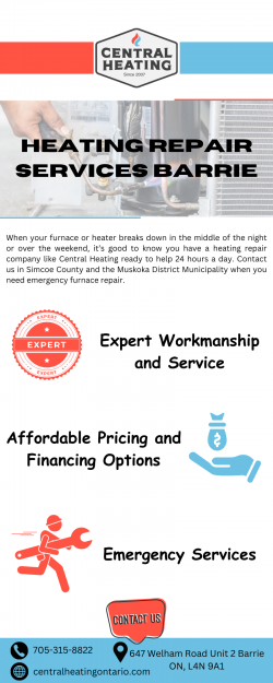 Get The Best Heating Repair Services in Barrie