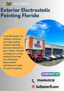 High-Quality Exterior Electrostatic Painting Services In Florida