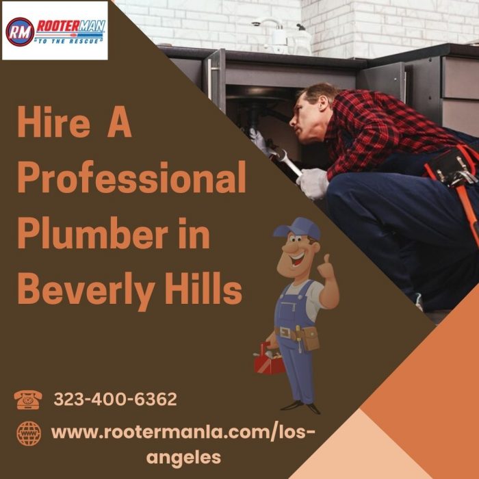 Hire A Professional Plumber in Beverly Hills