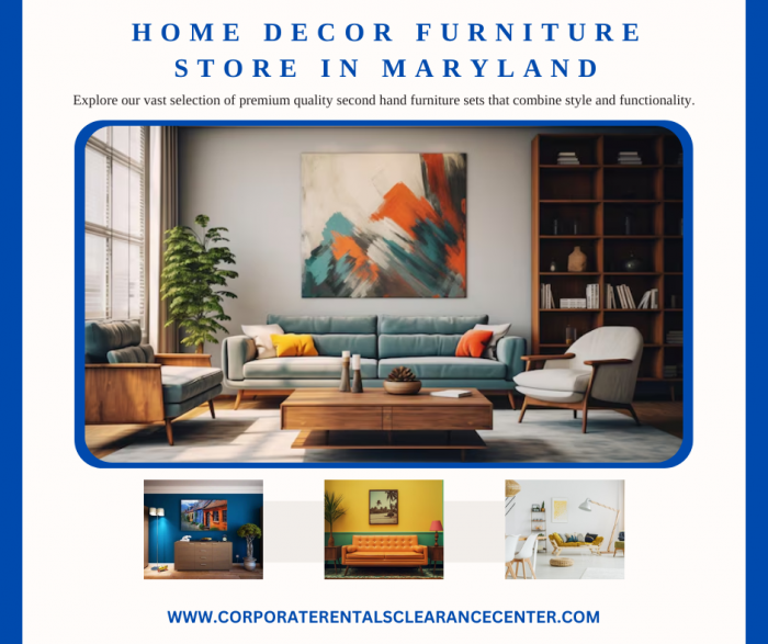 Best Home Decor Furniture Store USA | Corporate Rentals Clearance Center