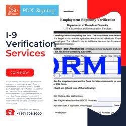 I9 verification services for recruiting manager