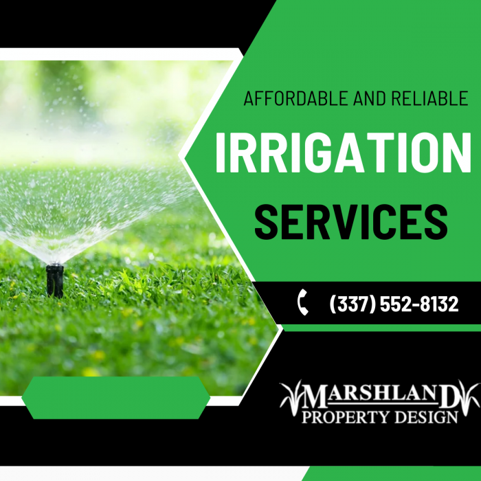 Get Irrigation Services For Your Lawn
