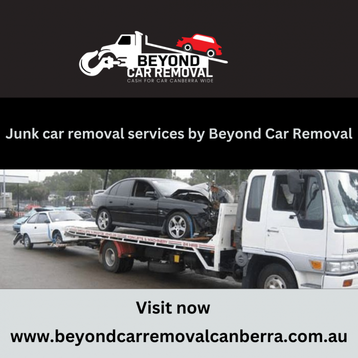 Junk car removal services by beyond car removal