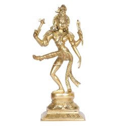 Lord Krishna Playing Flute Brass Idol