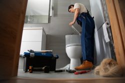 Is a local toilet repair capable of fixing a clogged toilet?