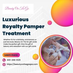 Luxurious Royalty Pamper Treatment by Beauty On The Go