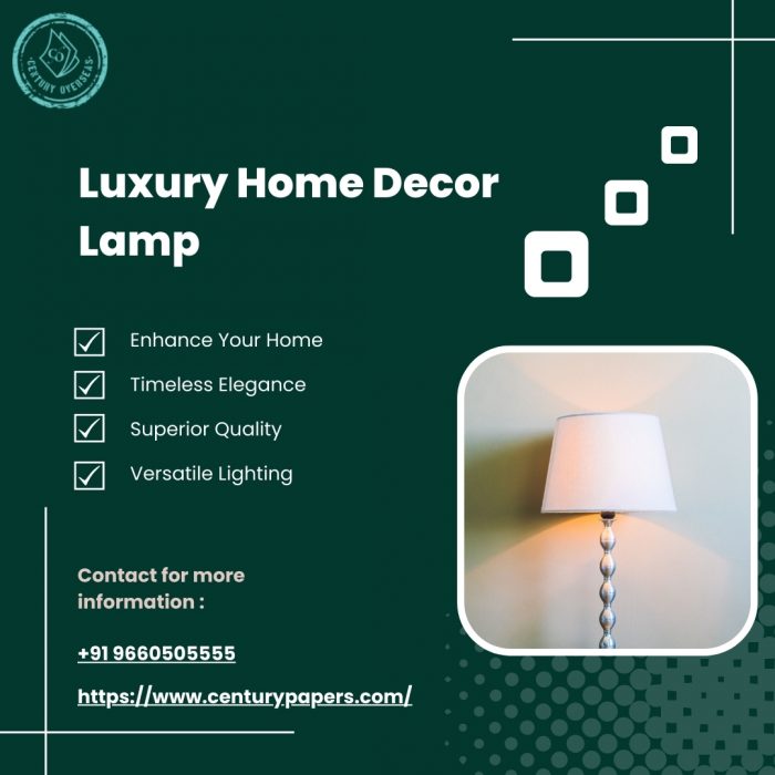 Luxury Home Decor Lamp