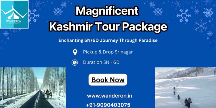 Magnificent Kashmir Tour Package: Enchanting 5N/6D Journey Through Paradise