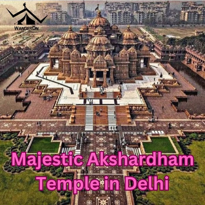 Majestic Akshardham Temple in Delhi