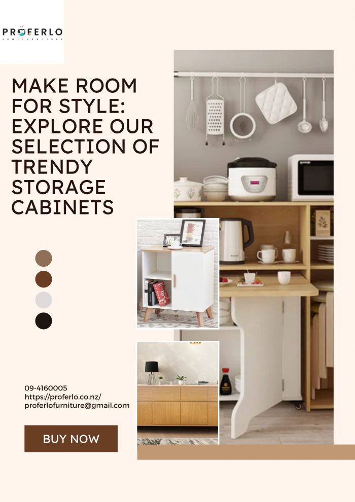 Make Room for Style: Explore Our Selection of Trendy Storage Cabinets