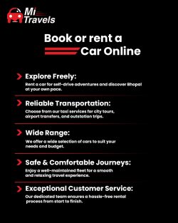Self Drive Car on Rent in Bhopal without Driver by MI Travels
