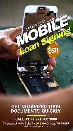 Mobile loan signing