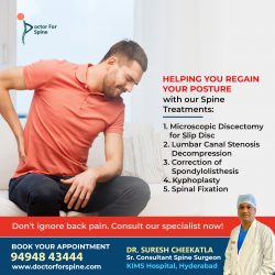 Best spine surgeon in hyderabad – Dr. Suresh cheekatla