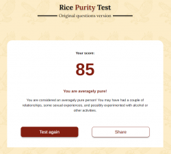 Exploring A Journey Of Self-Discovery With Rice Purity Test