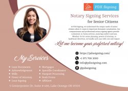 Notary Signing Services for Senior Citizens