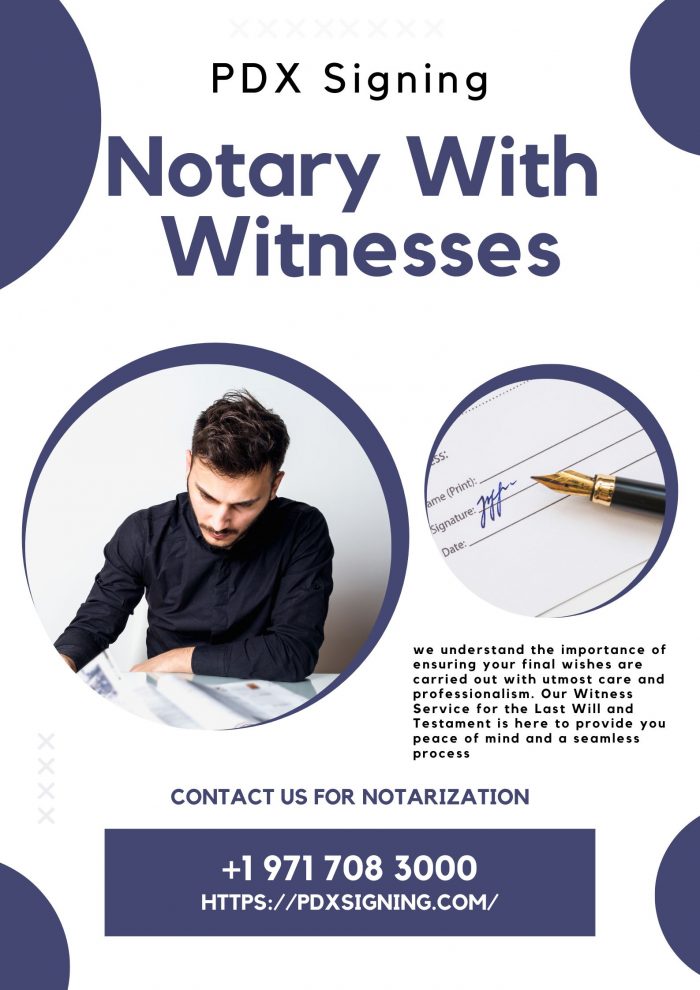 Notary With Witnesses