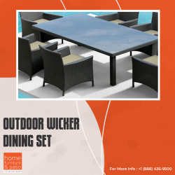 Outdoor Wicker Dining Set