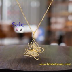 Ethereal Wings Butterfly Pendant Necklace